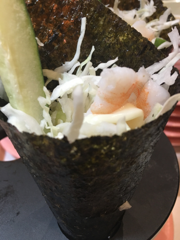 爭鮮 Sushi Express　蝦の手巻き